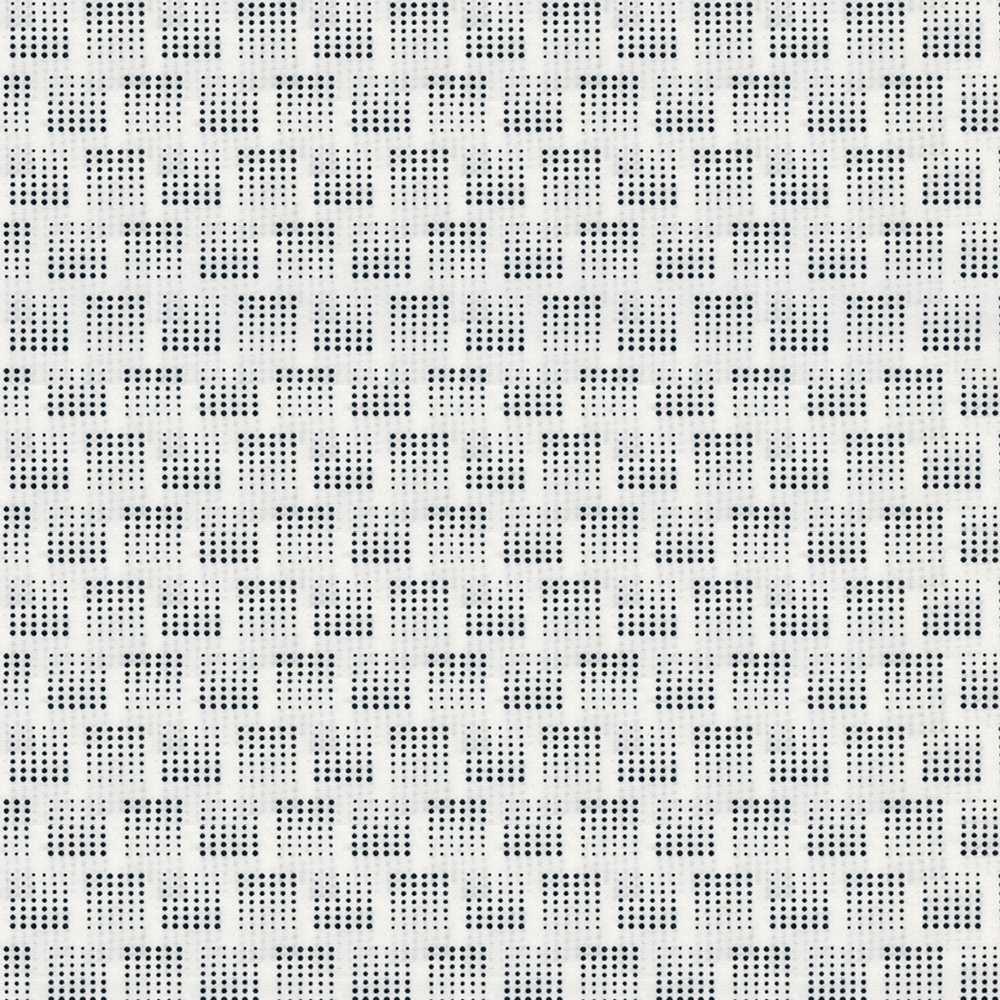 White/Black Pin Dots Shirting